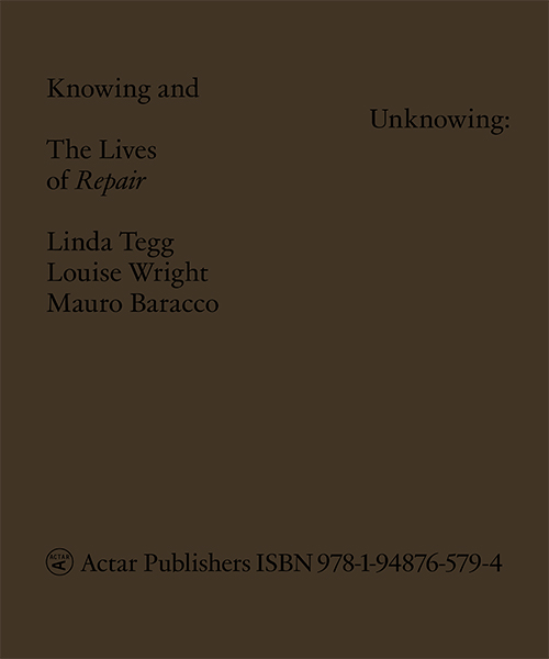 Knowing and Unknowing- Louise Wright and Mauro Baracco