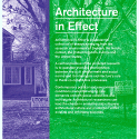 Architecture In Effect (Two Volumes)