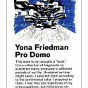 Yona Friedman / Pro Domo ( SP ED. )