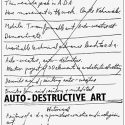 Auto-Destructive Art